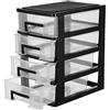 SAFIGLE Mini Organizer per in Portaoggetti in Contenitori con Home Office Scuola Desktop Organizer Piccolo Portaoggetti per Cassettiera Antipolvere