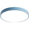 CSSYKV Plafoniera A LED Blu Plafoniera Circolare Minimalista Lampada da Incasso A Pannello Piatto Dimmerabile per Illuminazione del Balcone della Camera da Letto del Corridoio da Pranzo