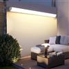 GZZBMY LED Esterni Lungo Lampada da Parete Ovale Moderna Alluminio Applique da Parete IP65 Impermeabile Interno 3000K/4500K/6000K Illuminazione da Parete Interni per Balcone (Bianco Luce Calda,80cm)