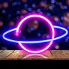 Ulalaza Insegna al Neon LED Pianeta Luci notturne USB Operato Segno Decorativo Marquee Bar Pub Store Club Garage Home Party Decor