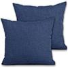 Cieffepi Home Collections Federa Copricuscino MULTICOLOR (Set 2 Federe 40x40 cm, Blu)