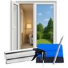 Perfect Cover Pellicola Privacy Finestre - Protezione UV, Pellicola Oscurante Vetri Finestre con Racla - Pellicola Specchio Adesiva, Pellicola Finestra Privacy, Pellicola Termoisolante (90X200)