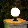 Chao Zan Globo Per Lampione In Acrilico Globi Di Luce Per Esterni Globi Di Ricambio Paralume Di Ricambio Coperture Per Pali Della Luce Per Esterni Lampada A Colonna E27 Lampione Sfera Villa Giardino (20cm)