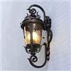 LABLADUO Faretto LED da incasso, Lampada da parete con corridoio da parete da esterno Sconce sconde tradizionale illuminazione del patio portico con base E27(M)