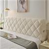BUAOGDVG Copritestiera Letto Copertura/Copri Testata Letto Matrimoniale/Singolo Imbottito Fodera Elastica Protezione, Coprire Antipolvere in Cotone Cover Addensare AntiGraffio Cuscino(A,200cm(79inch))