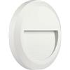 GASIASHOP SRL FARETTO SEGNAPASSO LED A MONTAGGIO SUPERFICIALE ROTONDO 2W PER ESTERNO COLORE BIANCO 4000K