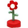 TITA-DONG Mini Lampada da Scrivania a LED, Lampada da Tavolo a Forma di Fiore Carino Lampada da Comodino a Forma di Fiore a Forma di Fiore a Forma di Luce Notturna a LED, Lampada da Tavolo da Lettura(Rosso)