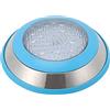 Garosa Lampada Subacquea in Acciaio Inossidabile IP68 Impermeabile, Lampada Subacquea a Parete a LED da 15W per Fontane da Piscina, Controllo RGB con Telecomando, Voltaggio Sicuro AC12V