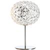Kartell Planet LED lampada da tavolo con piede Ø33 cm Design kristall/H 53cm/ Ø 33cm/Standfuß silberfarben