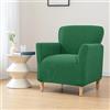 uyeoco Copripoltrona 1 Posto con Braccioli Relax Reclinabile Universale Copri Poltrona Elasticizzato Lavabile Rimovibile Fodera per Poltrona Poltroncine Relax Copertura per Poltrona Elettrica Reclinabile ( C
