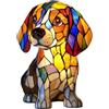 HGFYE Serie Cani Arte Luce Notturna Dipinta a Mano Lampada LED con Ornamenti in Resina Lampade Per la della Cameretta dei Bambini e della Camera da Letto per gli Amanti dei Cani(Beagle)