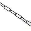 ORION LIGHTSTYLE Catena decorativa per lampadari, 1 m, in ferro, colore nero, per lampadari
