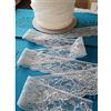 PIZZITALIANI LACES & RIBBONS SINCE 1953 PIZZITALIANI Tulle per bomboniere - Pizzo Tulle AVORIO, Altezza 6 cm x 10 m, Made in Italy Passamaneria decorativa, Pizzi e merletti, Merletto Valencienne morbido, Art1404018
