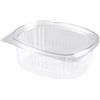 Generico set Vaschette per Alimenti con Coperchio attaccato Trasparenti in Pet VARIE MISURE Contenitori per Alimenti Riutilizzabili Chiusura ermetica (50 pz 160x130x60 mm 1000ml)