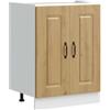vidaXL Mobile Base lavello Kalmar Rovere Artigianale 60x46x81,5 cm, Mobile Base Cucina, lavello Cucina Mobile Base, lavello Base