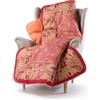 Caleffi - Scaldotto, Plaid Divano in Cotone, Coperta LUX colore corallo 130x170cm imbottitura in fibra anallergica - Coperte per adulti e bambini