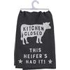Primitives by Kathy Home Decor - Asciugamano, in cotone, da cucina chiusa, 71 cm quadrato