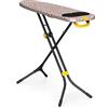 Joseph Joseph Glide Asse da Stiro 110 x 33 cm, Regolabile, Poggiaferro a Vapore Integrato, Copri Asse in Cotone, Multicolore