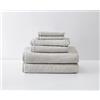 Tommy Bahama | Northern Pacific Collection | 6 Piece Towel Set- Decorative Luxury Hotel & Spa Quality Bathroom Linens, Absorbent & Fade Resistant, 6 Piece, Grey