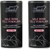 Bembo Qualità d'Autore Sale Rosa dell'Himalaya Bembo - 2 Dispenser da 250 g - Regolazione Manuale - Prodotto Naturale Proveniente dal Pakistan - Senza Conservanti