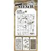 Tim Holtz Stampers Anonymous Tim Holtz Mini Layered Stencil Set 3/Pkg-Set #3