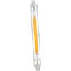 SOIMISS Lampadina LED R7s 10w a Doppio Attacco, in Vetro Design Orizzontale per Prestazioni Costanti, per Illuminazione e Duratura