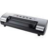 Steba VK 12 potente macchina sottovuoto con doppia saldatura per pellicole, sacchetti fino a 30 cm di larghezza, velocità di aspirazione: 12 l/min, nero, acciaio inox - 05-71-00