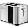 Ufesa Duo Delux, Tostapane Acciaio Inox, Schermo Digitale LCD, 850 W, 2 Fette, Bocca Ampia, 7 Livelli di tostatura