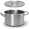 BALLARINI Casseruola da 32 cm in Acciaio Inox 18/10