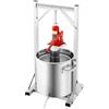 NIGORIY 22L Torchietto per Frutta Torchio per Uva Acciaio inox 304 Torchietto Premitutto 3T Pressione Torchio per Melanzane Dotato di Secchio con Rete Filtrante Torchietto per Melanzane