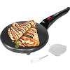 Zilan Crepes Maker | manico Cool Touch | rivestimento antiaderente | diametro 20 cm | Creperie | Crepes Machine | Crepesmaker | Galettes | Padella per crepes | 700 Watt