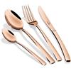 BerlingerHaus Berlinger Haus-BH/2638a Set di posate da 16 pezzi, specchio, oro rosa, acciaio inox