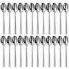 Paluplus Set 24 Cucchiaio in Acciaio Inox, Lunghezza 20,5 cm, Posate con finitura lucida, Design elegante, Lavabili in Lavastoviglie, per Casa, Cucina e Ristoranti Hotel, Made Italy -301M