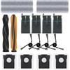 Curlingooㅤㅤ Kit di accessori compatibile con aspirapolvere Dreame Aqua10 Ultra Roller / Aqua10 Ultra Track completo, include 2 spazzole principali, 4 spazzole laterali, 4 sacchetti per la polvere, 4 spazzole a