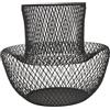 MagiDeal Contenitore porta cialde per caffè, barra di ferro, accessori, tazza portaoggetti, cestino porta capsule per caffè, organizer per casa, hotel, cucina, Nero