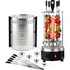 Zilan Kebap Grill Grill Döner Barbecue elettrico da tavolo Kebap Maker per feste, 900 Watt, corpo in alluminio