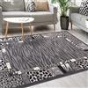 Mazovia Tappeto Moderno - Morbido Pelo Corto - Tappeto da Salotto Oeko-Tex - Tappeto per Ingresso Camera, Da Letto, Cucina, il Soggiorno - Collezione ATENA - Grigio 250 x 350 cm