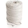 MB Cordas Corda in Macramè 4 mm 200 m 3 strand - Filo in Cotone Naturale - Corda in Cotone Resistente 3 Strati - Macramè Acchiappasogni, Cestino Sospeso - naturale
