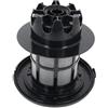 ReachMall Filtro ciclonico lavabile per aspirapolvere, compatibile con Relaxx'x ProSilence, serie GS-50, ProPerform & Zoo'o, diametro 205 mm, nero (1 confezione)