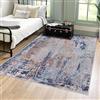 Mazovia Tappeto Salotto Moderno - Tapeto Stampato a Pelo Corto - Morbido Tappeto Camera da Letto - Antiscivolo Tapeto TOSCANA - Tappeto Salotto Motivo Astratto Vintage - Beige Creme Grigio 160x230cm