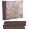 Virsus 3 Rotoli Runner da Tavola in Tessuto Non Tessuto, misura totale 40 cm x 72 Metri, Peso 45gr/mq, Pretaglio 30cm, Tovagliette monouso, per la ristorazione, per Eventi, Matrimonio (Marrone)