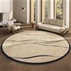 niepan Tappeto moderno minimalista rotondo per soggiorno,divano letto ispessito di alta qualità,tappeto in imitazione cashmere,Tappeto Salotto Moderno a Pelo Corto,Tappeto Camera Da Letto Antiscivolo.