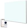 Hocosyme Pannello Radiante Infrarossi Bicchiere 300W con telecomando,Stufa Elettrica Infrarossi 50x60 CM con protezione da surriscaldamento - WIFI (Tuya Smart) - Bianco