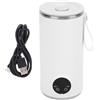 Sahgsa Bollitore da viaggio senza fili, 3000 mAh, ricaricabile, portatile, 400 ml, in acciaio inox, bollitore da campeggio