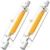 CLAR - Lampadina LED R7S 78mm, Lampada R7S, Alogena Equivalente, 6W (Pack 2)