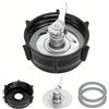SRFCGPFFV Kit Di Ricambio For Frullatore, Lama In Acciaio Inossidabile, Tappo Alla Base Della Caraffa E 2 O-ring In Gomma, Compatibile Con Oster, Compatibile Con I Modelli Osterizer