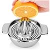 Tissting Spremiagrumi Manuale, Elegante Spremiagrumi in Acciaio Inox con Contenitore di Raccolta, Facile da Pulire, Strumento Cucina per Casa, Ufficio, Scuola