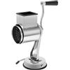 Endingfuny Grattugia a tamburo in acciaio inox, per verdure, per patate, con 5 tamburi, a manovella, per verdure, multifunzione, per cucine, caffetterie, ristoranti