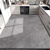 Hixingo Tappeto Cucina in Diatomite, Moderno Marmo Cucina Lavabile Antiscivolo Tappeti Runner, Assorbente e ad Asciugatura Rapida Tappeto Bagno Tappetino per Doccia (Grigio 15,100x140cm)