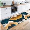 Siunwdiy Tappeto Cucina Antiscivolo Lavabile Tappetino Runner Tappeto passatoia Tappeto 2 metri per Soggiorno Camera da Letto Corridoio Entrata, Tappeto Corridoio Lungo, Tappeto Runner Ingresso,40x200cm